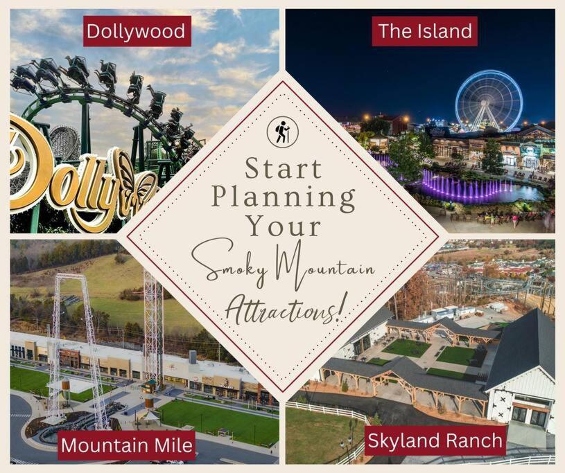 Enchanted Forest Cabin And Teepee! Lights & Laser Show! Private Hot Tub! Unique Stay! Sevierville Kültér fotó