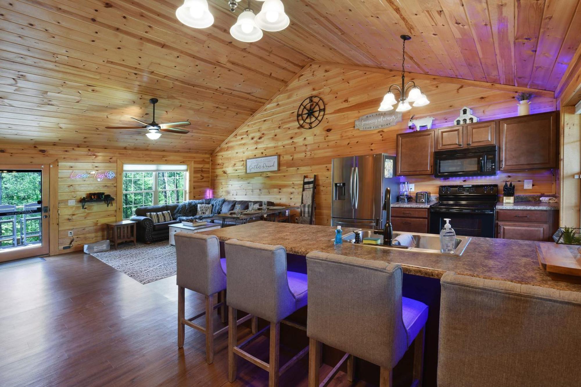 Enchanted Forest Cabin And Teepee! Lights & Laser Show! Private Hot Tub! Unique Stay! Sevierville Kültér fotó